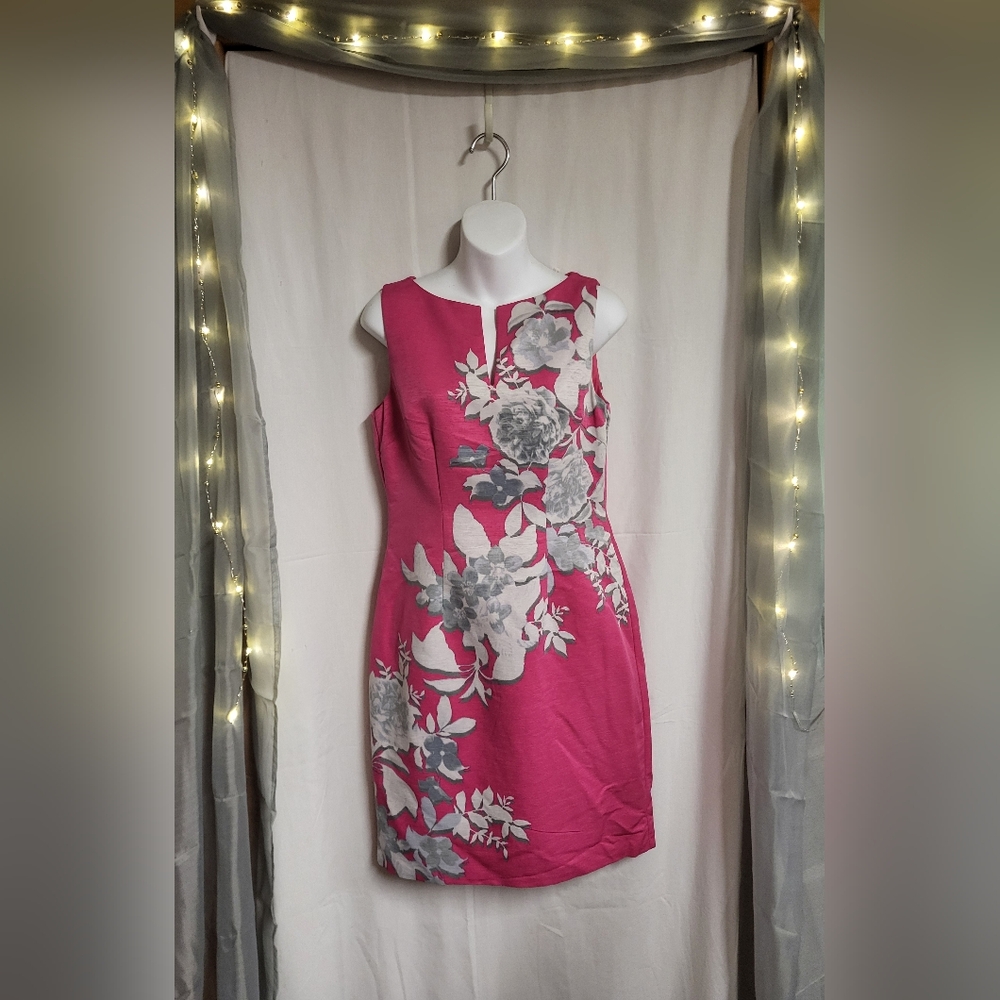 Pink print Dress